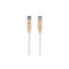 GUESS GUCCLALRGDD USB-C į USB-C laidas 1,5 m, greitas įkrovimas, šviesiai auksinis, įspaustas logotipas