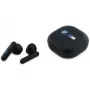 BMW TWS Bluetooth ausinės su ENC ir atspaustu logotipu - juodos