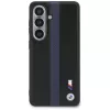 BMW Perforated Stripe Logo MagSafe dangtelis, skirtas Samsung Galaxy S26 - mėlynas