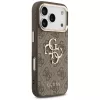 GUESS 4G Big Classic Logo dėklas, skirtas iPhone 17 Pro / 18 Pro - rudas ir auksinis