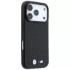 BMW M Carbon Metal Logo MagSafe dėklas, skirtas iPhone 18 Pro / 17 Pro – juodas