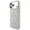 GUESS Embossed 4G Classic MagSafe dėklas, skirtas iPhone 17 Pro Max / 18 Pro Max - rožinis