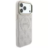 GUESS Embossed 4G Classic MagSafe dėklas, skirtas iPhone 17 Pro Max / 18 Pro Max - rožinis