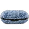 GUESS GUTWSP4EGB True Wireless Bluetooth ausinės su įkrovimo doku, ENC, mėlynos metalinės