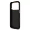 GUESS 4G Big Classic Logo dėklas, skirtas iPhone 18 Pro Max / 17 Pro Max – juodas su aukso spalvos akcentais