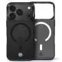 BMW Sign Frosted IML ir metalo logotipo MagSafe dėklas, skirtas iPhone 18 Pro / 17 Pro – juodas