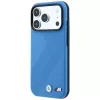 BMW M Tire Track Metal Logo MagSafe dėklas, skirtas iPhone 18 Pro / 17 Pro - mėlynas