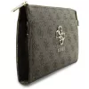 Guess Phone Pouch 4G Big Logo - rudos spalvos kryžminė rankinė su kortelių kišenėmis