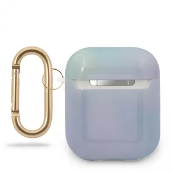 GUESS GUACA2TPUMCGC02 AirPods 1/2 dėklas Blue Tie & Dye Collection