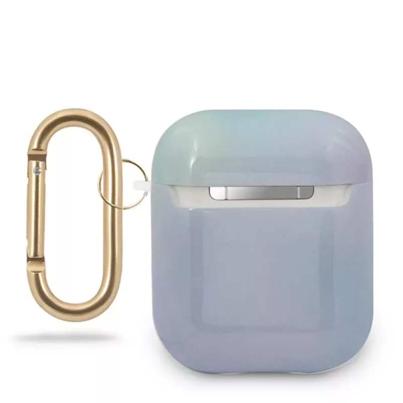 GUESS GUACA2TPUMCGC02 AirPods 1/2 dėklas Blue Tie & Dye Collection