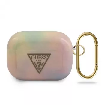 GUESS AirPods Pro dėklas Pink Tie & Dye kolekcija