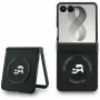 Karl Lagerfeld Karl & Choupette Pins MagSafe dėklas, skirtas Samsung Galaxy Z Flip8 - juodas