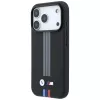 BMW M Quadrille Kevlar Anthracite & Tricolor Print Lines MagSafe dėklas, skirtas iPhone 18 Pro / 17 Pro