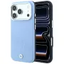 BMW Signature Inclined Deboss Letters MagSafe dėklas, skirtas iPhone 18 Pro / 17 Pro - mėlynas