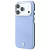 BMW Signature Inclined Deboss Letters MagSafe dėklas, skirtas iPhone 18 Pro / 17 Pro - mėlynas