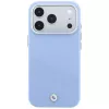 BMW Signature Inclined Deboss Letters MagSafe dėklas, skirtas iPhone 18 Pro / 17 Pro - mėlynas