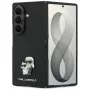Karl Lagerfeld Saffiano Karl & Choupette Pin dėklas, skirtas Samsung Galaxy Z Fold 8 Ultra - juodas