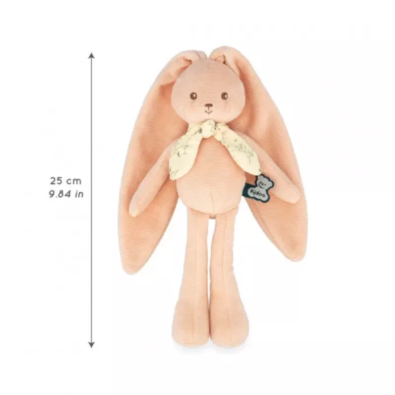 Kaloo Lapinoo Peach Rabbit 25 cm minkštas žaislas dovanų dėžutėje