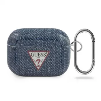 GUESS AirPods Pro dėklas tamsiai mėlynas Jeans kolekcija