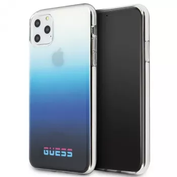 GUESS California Gradient Blue kietas dėklas, skirtas Apple iPhone 11 Pro Max