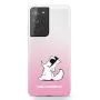 Karl Lagerfeld KLHCS21LCFNRCPI S21 Ultra kietasis dėklas Pink Choupette Fun