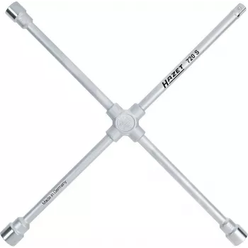 HAZET 720S kryžminis ratų veržliaraktis 24x27x32 mm su 3/4 colio kvadratiniu lizdu, 750 mm
