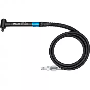 HAZET 9032M-5 Mini kampinis pneumatinis šlifuoklis 18 000 aps./min., 90° galvutė, juoda/mėlyna