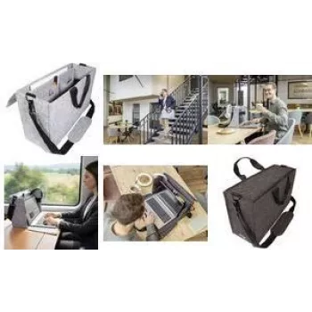 SIGEL Business Felt Bag Desk Sharing Bag Workspace M/L, sintetinis veltinis, 2 nešimo rankenos, antracitas