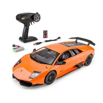 Carson 1:14 Lamborghini Murcielago LP670-4 SV 2.4GHz RTR RC automobilis - oranžinis