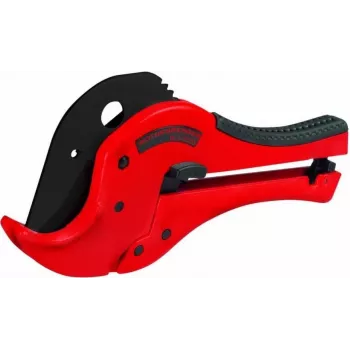 ROTHENBERGER ROCUT TC63 plastikinių vamzdžių pjaustytuvas 63 mm, nerūdijančio plieno V formos peilis, reketinis