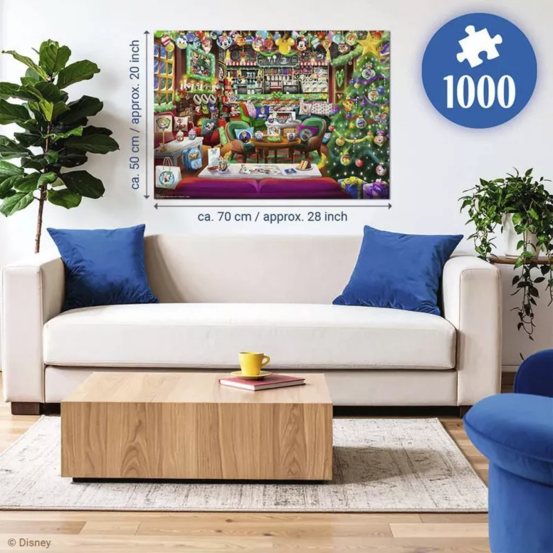 Ravensburger Puzzle Disney Christmas Cafe (1000 dalių)