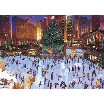 RAVENSBURGER 1000 dalių dėlionė – Kalėdų magija Rokfelerio centre