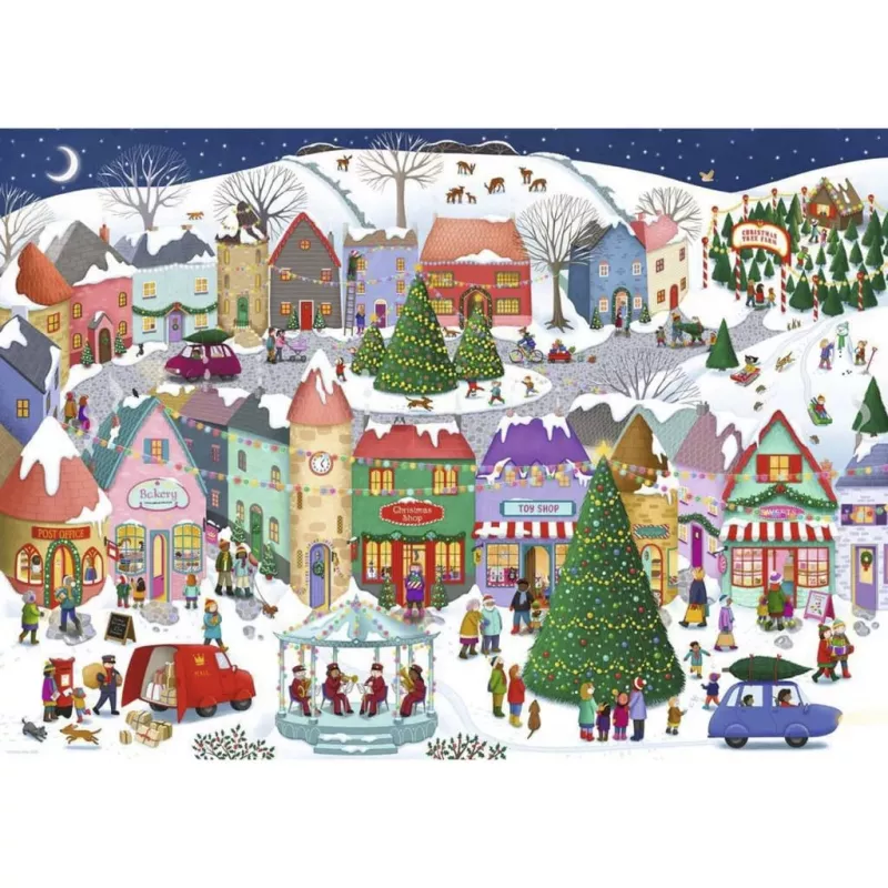 Ravensburger Puzzle Enchanted Christmas Town (1000 vnt.)