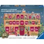 RAVENSBURGER Kalėdų kalendorius su dėlionėmis Christmas at Home - 24 miniatiūrinės dėlionės, 576 detalių, Softclick technologija