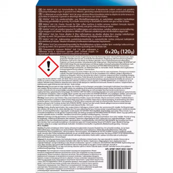 MELITTA Anti Calc kavos aparatų nukalkinimo tirpalas – 250 ml skystas nukalkintuvas, universalus, citrinos rūgšties formulė, iki 2 panaudojimų