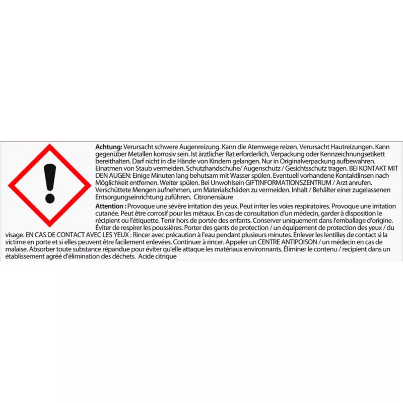 MELITTA Anti Calc kavos aparatų nukalkinimo tirpalas – 250 ml skystas nukalkintuvas, universalus, citrinos rūgšties formulė, iki 2 panaudojimų