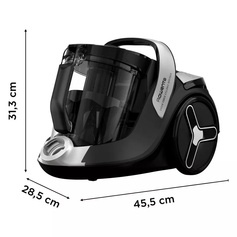 Rowenta Green Force Cyclonic Effitech+ RO7C66 dulkių siurblys