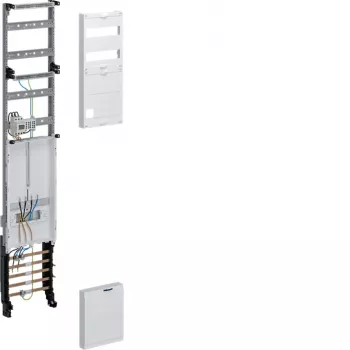 Hager Universalus skaitiklių skydas ZH53X9ST, 1 skaitiklio vieta, 3 skirstymo eilės, 1350mm, su paruoštais laidais, 5 polių šyna, 63A, regioninis patvirtinimas NRW/SH/MV/N-Sachsen
