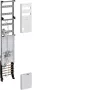 Hager Universalus skaitiklių skydas ZH53X9ST, 1 skaitiklio vieta, 3 skirstymo eilės, 1350mm, su paruoštais laidais, 5 polių šyna, 63A, regioninis patvirtinimas NRW/SH/MV/N-Sachsen