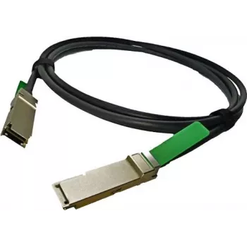 Alcatel-Lucent QSFP+ į QSFP+ Direct Attach Copper laidas, 3 m, 40GbE, pasyvus, juodas