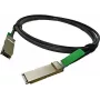 Alcatel-Lucent QSFP+ į QSFP+ Direct Attach Copper laidas, 3 m, 40GbE, pasyvus, juodas