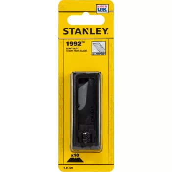 STANLEY BLACK&DECKER Stanley Utility Blades 1992 10 vnt. – Trapecijos formos ašmenys iš didelio anglingo plieno standartiniams karpymo peiliams