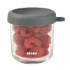 BEABA stiklinis indas su sandariu dangteliu 250 ml Mineral