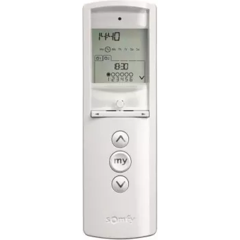 Somfy Telis 6 Chronis RTS Pure daugiakanalis nuotolinio valdymo pultas, baltas