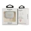 Guess GUAPLSC4EG AirPods Pro dangtelis pilkas silikoninis su pakabuku 4G kolekcija