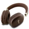 GUESS GUE003639 Gcube Metalinis Script logotipo ant ausų Bluetooth ausinės rudos