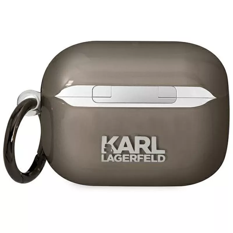 Karl Lagerfeld KLAPHNIKTCK AirPods Pro dangtelis juodas Karl Head