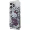 Hello Kitty HKHCP15LHDGPHT iPhone 15 Pro kietas dėklas IML Kitty On Bricks Graffiti baltas