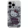 Hello Kitty HKHCP15LHDGPHT iPhone 15 Pro kietas dėklas IML Kitty On Bricks Graffiti baltas