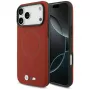 BMW M FW Metal Logo MagSafe dėklas, skirtas iPhone 17 Pro Max, raudonas